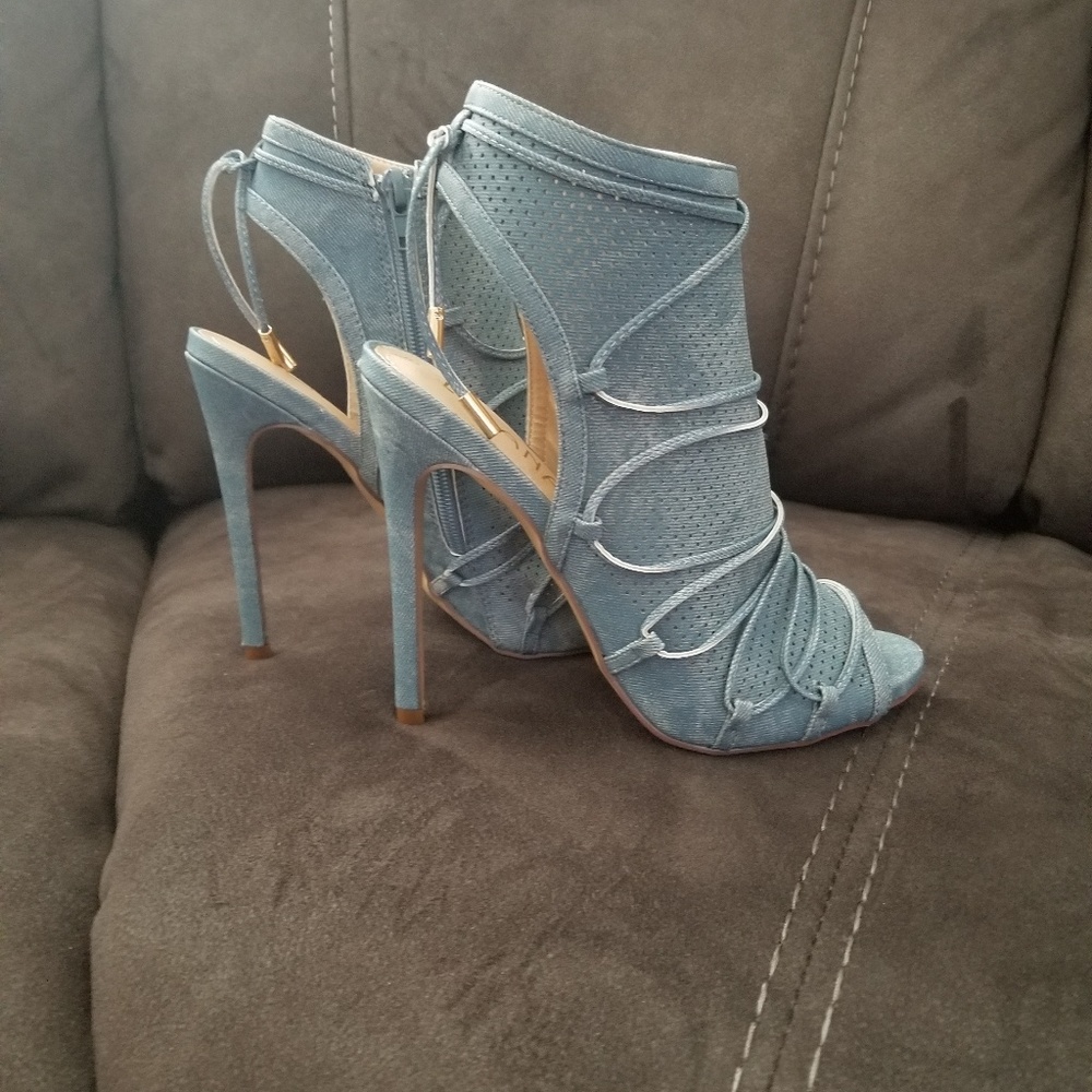 Blue heels